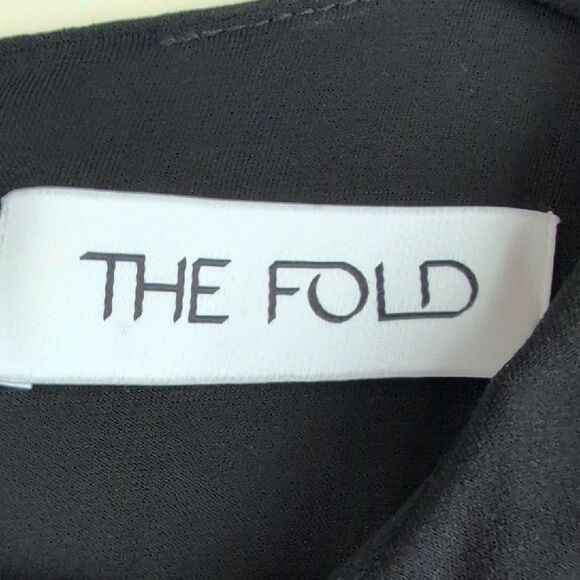 The Fold Clifton Black Dress Size 12 Comfortable Power Dressing - Picture 3 of 10